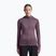 Bluza trekkingowa damska Icebreaker Merino 200 Realfleece Descender Half Zip Hoodie grey plum