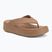 Japonki damskie Crocs Gateway Platform milk chocolate