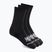 Skarpety HOKA Quarter Run Sock 3-Pack black/black/black