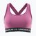 Biustonosz treningowy Under Armour Crossback Mid fuchsia dusk/black/white