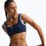 Biustonosz treningowy Nike One Light Support midnight navy/aluminium/white
