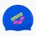 Czepek pływacki arena Big Logo neon blue/shocking pink/yellow star