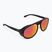 Okulary przeciwsłoneczne UVEX MTN Classic Pure black matt/mirror red