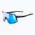 Okulary przeciwsłoneczne UVEX Sequenze black matt/mirror blue