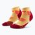 Skarpety kompresyjne damskie CEP Run Low Cut 5.0 marigold/burgundy