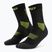 Skarpety kompresyjne damskie CEP Run Mid Cut 5.0 black/lime