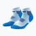 Skarpety kompresyjne damskie CEP Run Low Cut 5.0 blue/ice