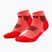 Skarpety kompresyjne męskie CEP Run Low Cut 5.0 neon coral
