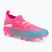 Buty piłkarskie dziecięce PUMA Future 9 Match FG/AG Jr poison pink/puma wht/sun stream/bright aqua/puma blk