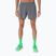 Spodenki do biegania męskie ASICS Road 5IN clay grey/steel grey/illuminate green