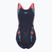 Strój pływacki jednoczęściowy damski Speedo Placement Laneback zoom boom placement/true navy