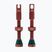 Zestaw wentyli presta Peaty's X Chris King MK2 Tubeless Valves 42 mm red