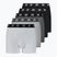 Bokserki męskie CR7 Basic Trunk 5 par black/ dark grey/ grey/ white