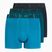 Bokserki męskie CR7 Basic Trunk 3 pary blue/ navy
