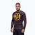 Rashguard longsleeve męski Pitbull Rashguard Logo Palms brown