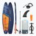 Zestaw deska SUP pompowana AQUASTIC Perth Sport 11'4" MSL allround pomarańczowy