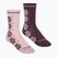 Skarpety damskie KARI TRAA Vinst 2 pack cocoa powder