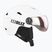 Kask narciarski Bliz Strike Visor matte white/ orange silver mirror