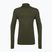 Bluza termoaktywna męska Pinewood Abisko Merino Base Layer Half Zip d.mossgreen