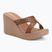 Klapki damskie Ipanema High Fashion II Slide brown/glitter/pink