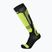 Skarpety narciarskie Mico Light Weight Superthermo Natural Merino Ski nero giallo fluo