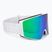 Gogle narciarskie Bliz G001 matte white/brown/green multi