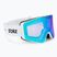 Gogle narciarskie Bliz G001S matte white/non violet/blue multi