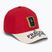 Czapka z daszkiem męska Aeronautica Militare HA1246UCT02 tango red/cream white