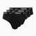 Slipy męskie Nike Everyday Cotton Stretch Brief 3 pary black