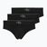Slipy męskie Calvin Klein LV00NB4471 Hip Brief 3 pary black