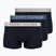Bokserki Tommy Hilfiger Trunk WB 3 pary purple pink/antique silverer/aegean sea