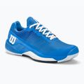 Buty do tenisa męskie Wilson Rush Pro 4.0 Clay french blue/white/navy blazer