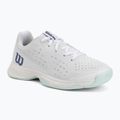Buty do tenisa dzecięce Wilson Rush Pro Ace L Jr white/bay/skip blue