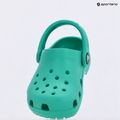 Klapki dziecięce Crocs Classic Clog Toddler lagon 10