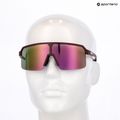 Okulary przeciwsłoneczne UVEX Ramp burgundy matt/mirror rose 7