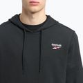 Bluza męska Reebok Identity Small Logo Hoodie black/white/vector red 4