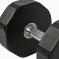 Hantel chromowany Nike Strength Pro Urethane Dumbbell 16 kg black/white 4