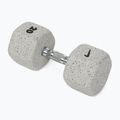 Hantel ogumowany Nike Strength Grind Hex Dumbbell 20 kg wolf grey