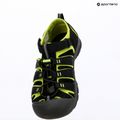 Sandały dziecięce KEEN Newport H2 black/lime green 15