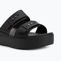 Klapki damskie Crocs Brooklyn Low Wedge black 7