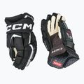 Rękawice hokejowe CCM JetSpeed FT6 Pro SR black/white 2