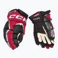 Rękawice hokejowe CCM JetSpeed FT6 Pro SR black/red/white 3