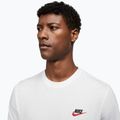 Koszulka męska Nike Sportswear Club white/black/university red 4