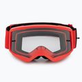 Gogle rowerowe dziecięce Fox Racing Main Core Jr fluorescent red/clear 2