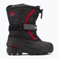 Śniegowce dziecięce Sorel Flurry Dtv black/bright red 2