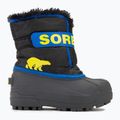Śniegowce juniorskie Sorel Snow Commander black/super blue 2