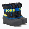 Śniegowce juniorskie Sorel Snow Commander black/super blue 4