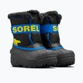 Śniegowce juniorskie Sorel Snow Commander black/super blue 9
