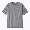 Koszulka męska Patagonia P-6 Logo Responsibili-Tee gravel heather 3