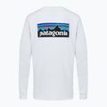 Longsleeve męski Patagonia P-6 Logo Responsibili white 4